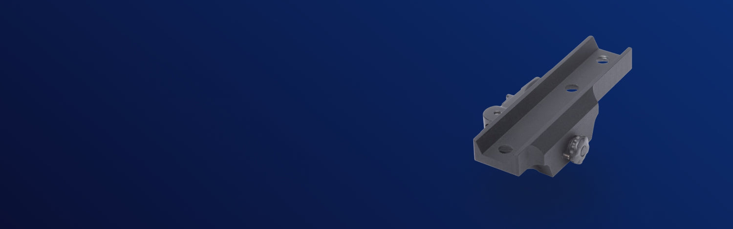 Locking, quick detach mount