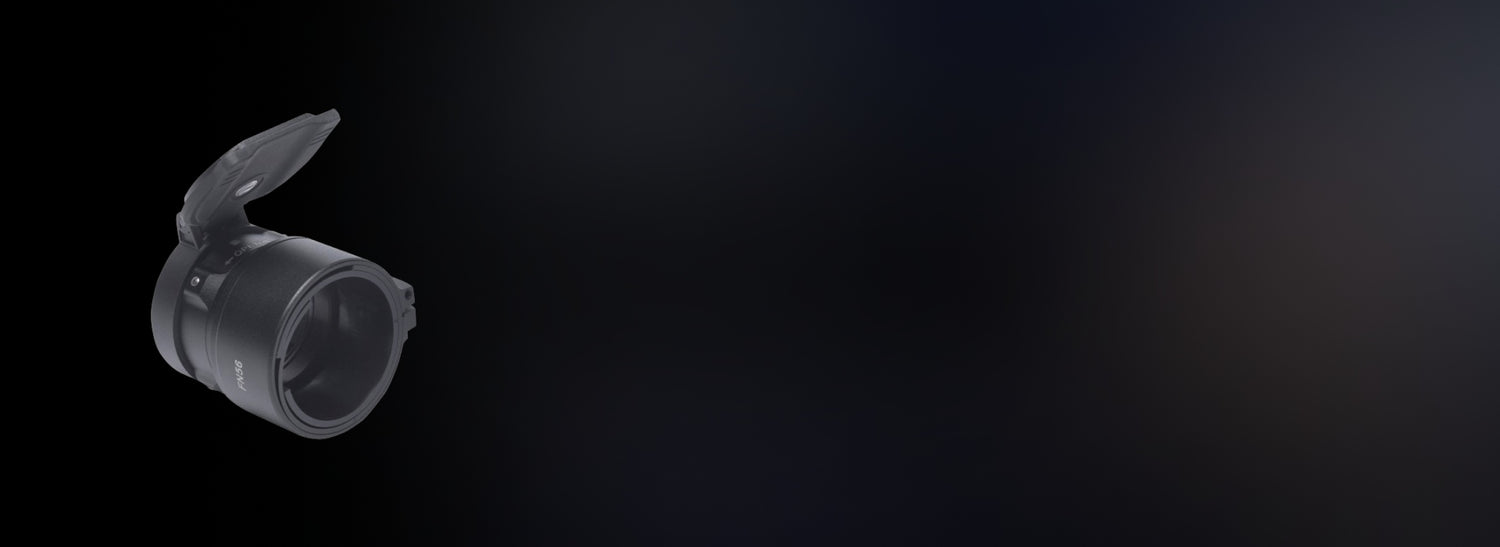 Attaches Pulsar Forward to riflescopes with objective lens of the scope bg