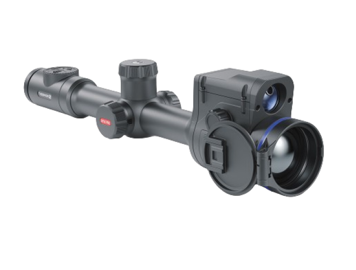 Included laser rangefinder with 875-yard range