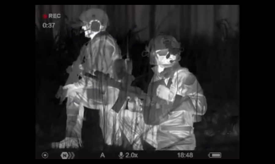 Thermal imaging of tactical operators